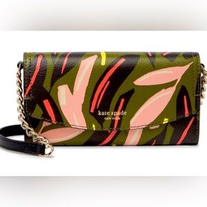 Kate Spade NWOT Floral Crossbody Wallet/Clutch